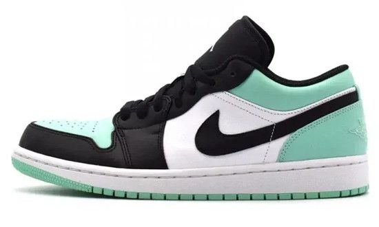 Air Jordans 1 Low ‘Emerald Rise’ 553558 117