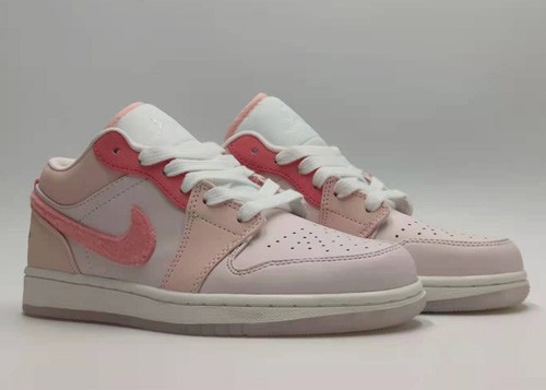 Air Jordan 1 Low SE Mighty Swooshers Pink (W)- DM5443-666