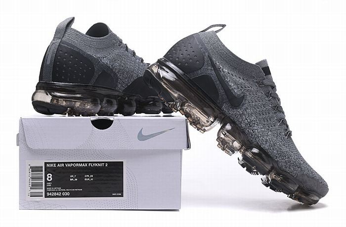 Nike Air VaporMax Flyknit 2.0 Mens Black Gray