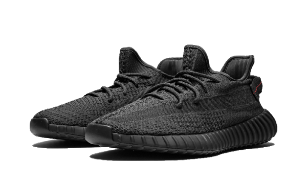 Yeezy Boost 350 V2 Shoes "Black/Static" – FU9006